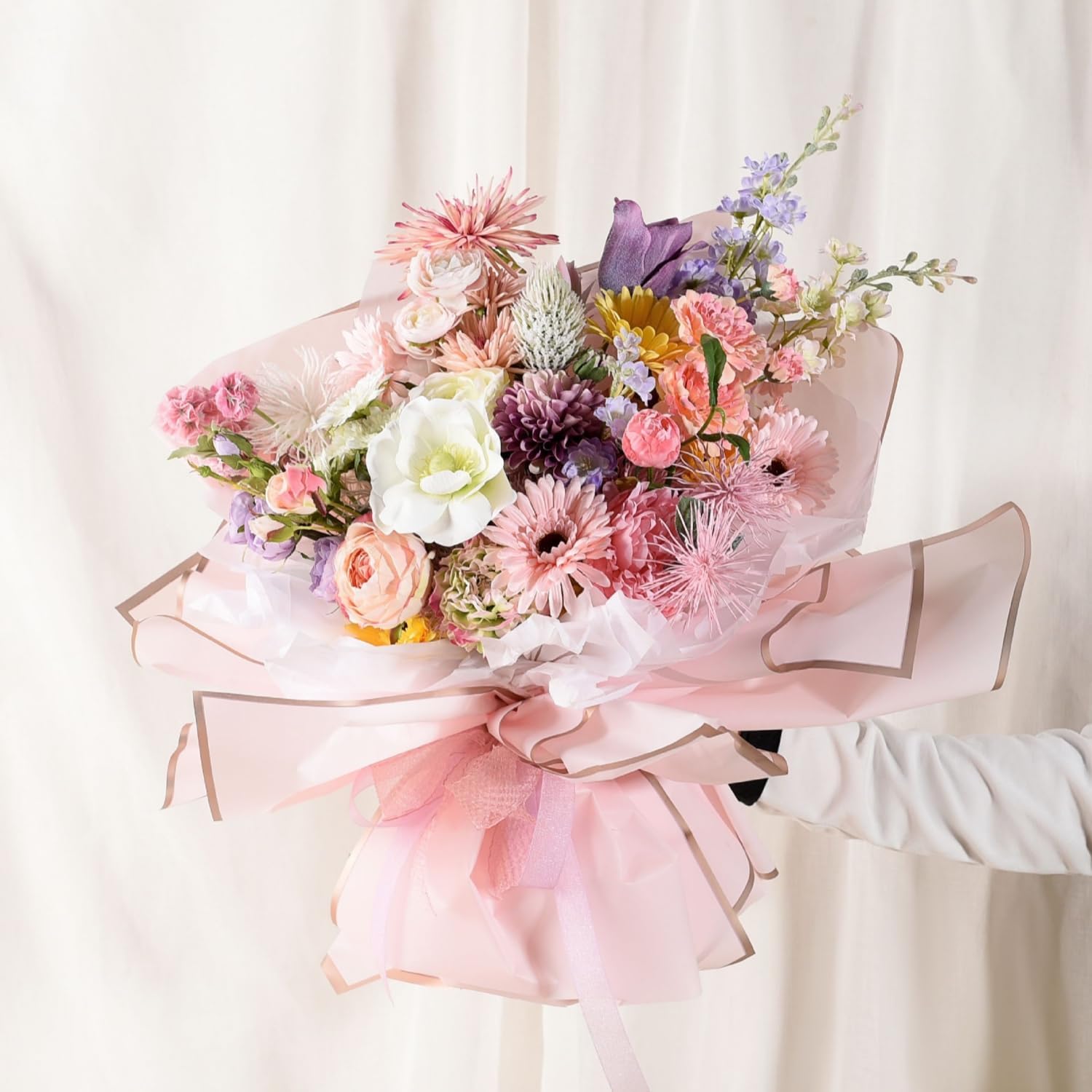 Anda Florist Supply - 10 أوراق من ورق تغليف باقات