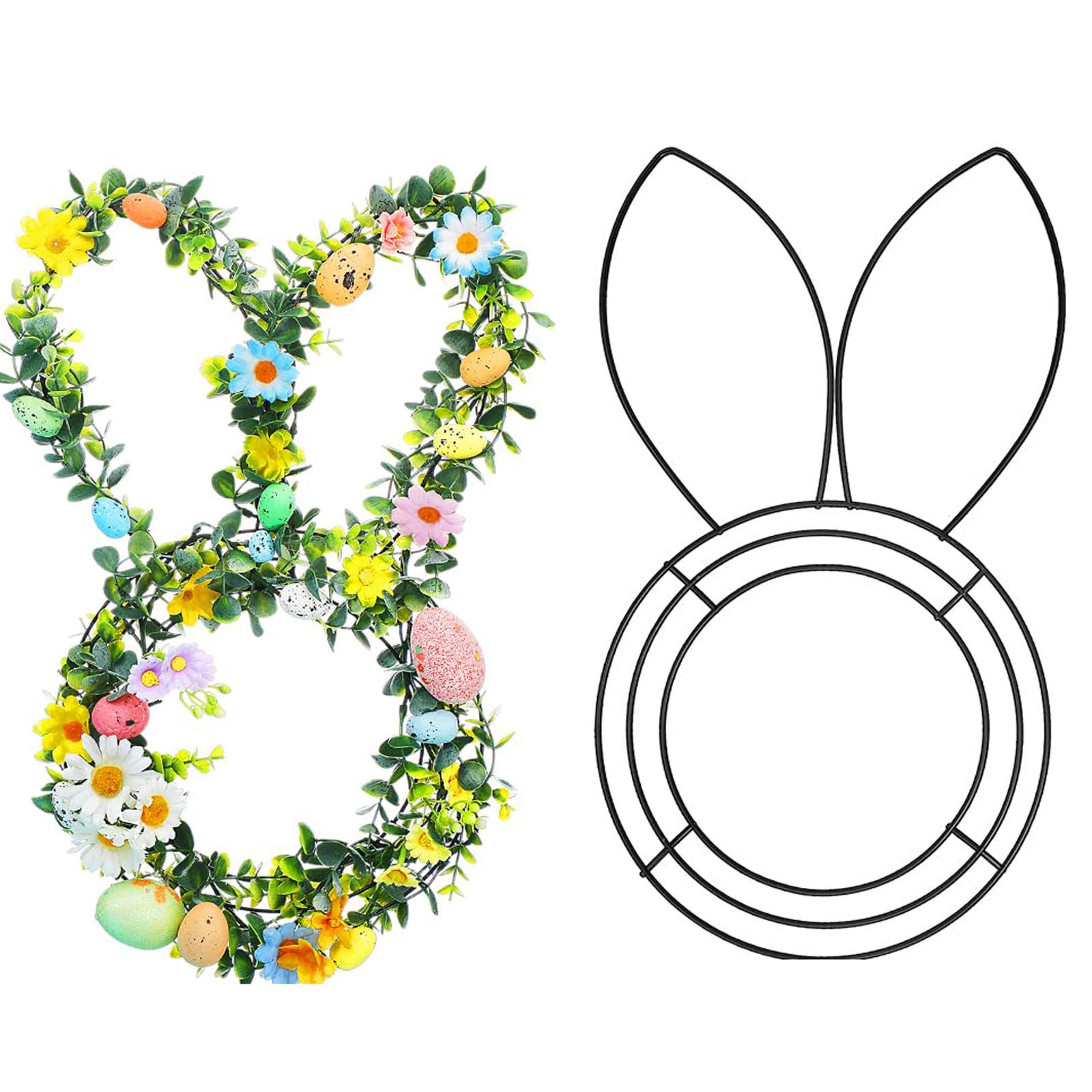 Wreath Form Wire - أرنب عيد الفصح على شكل سلك