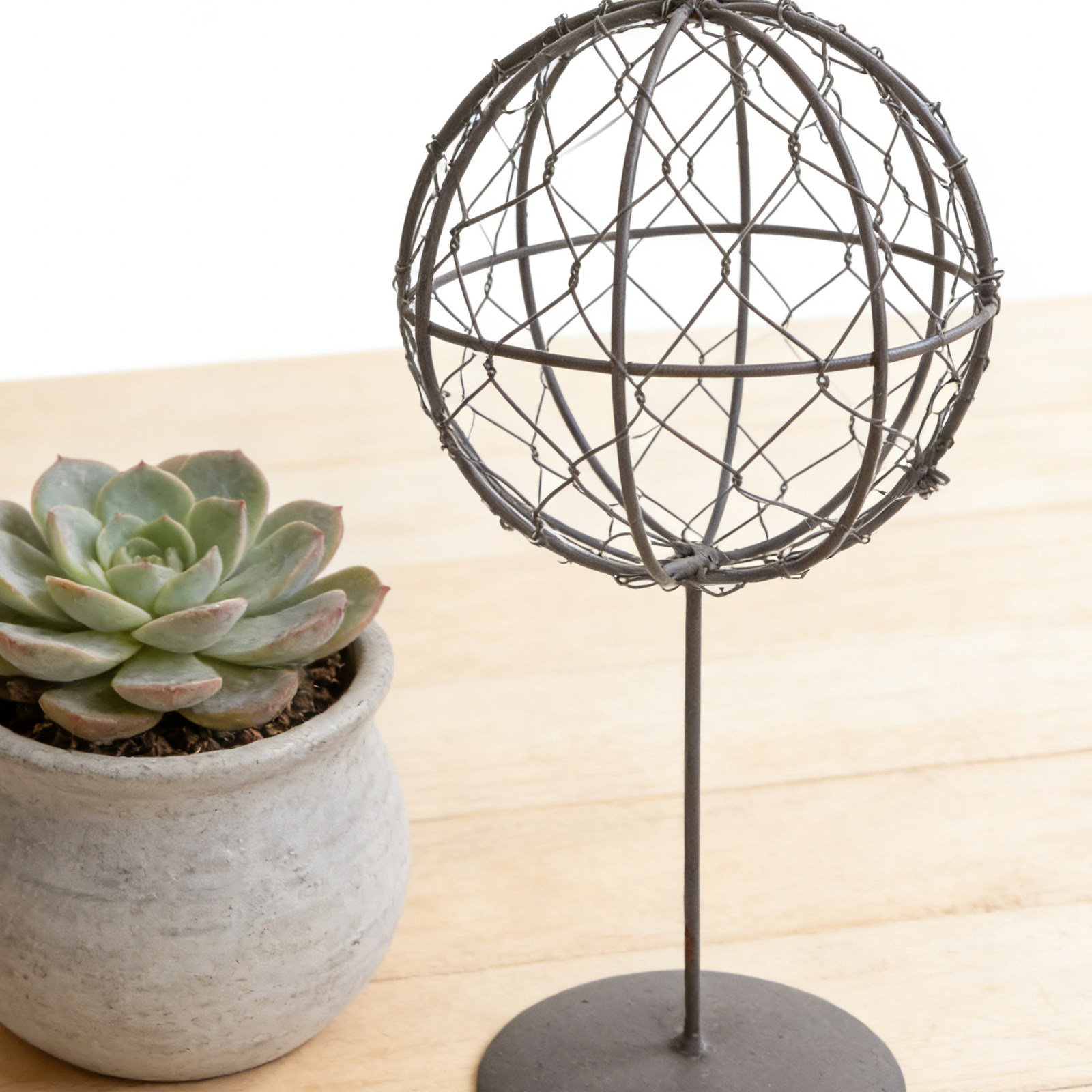 Wreath Form Wire - إطار حديدي دائري بقطر 10 بوصات