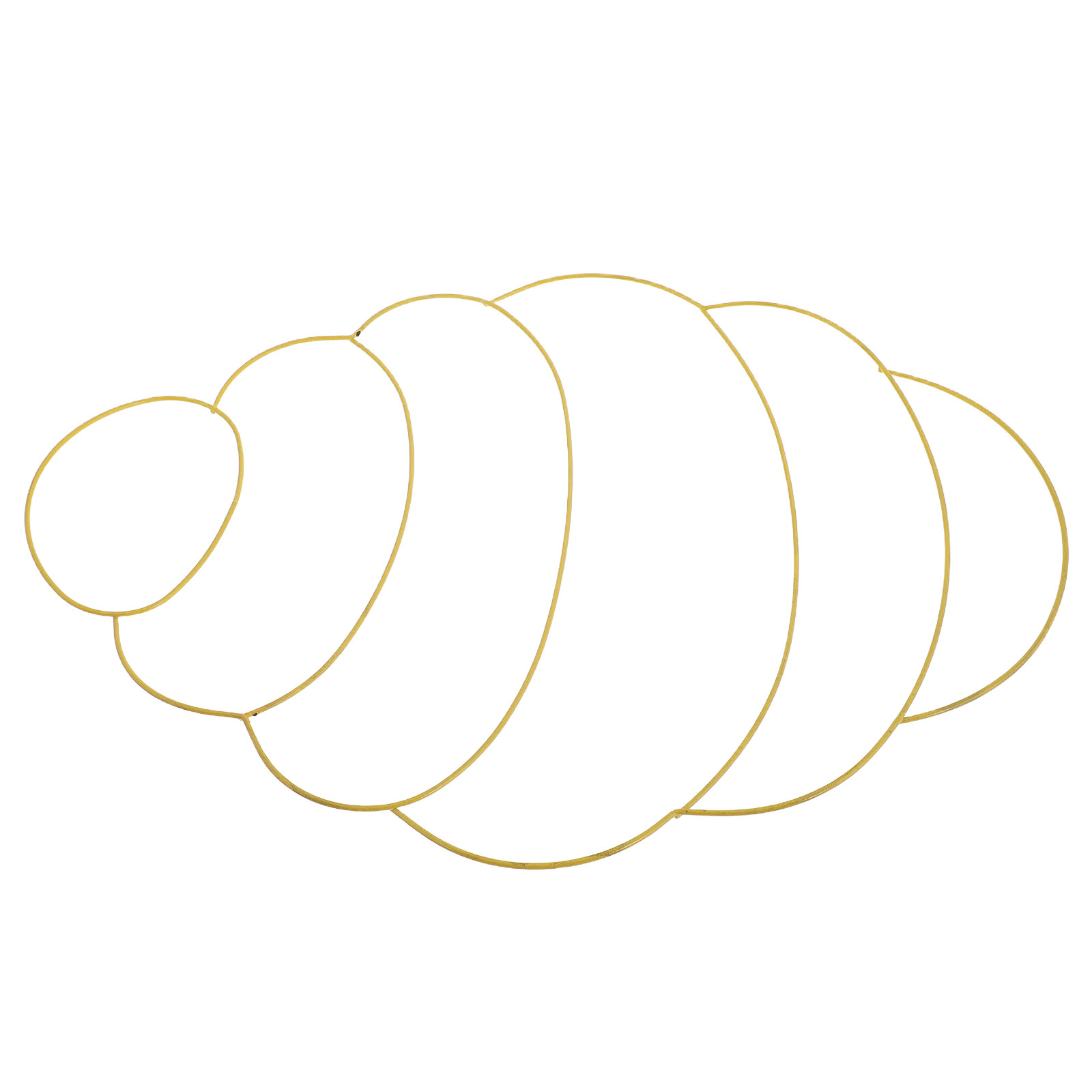 Wreath Form Wire - إطار سلكي معدني على شكل خلية