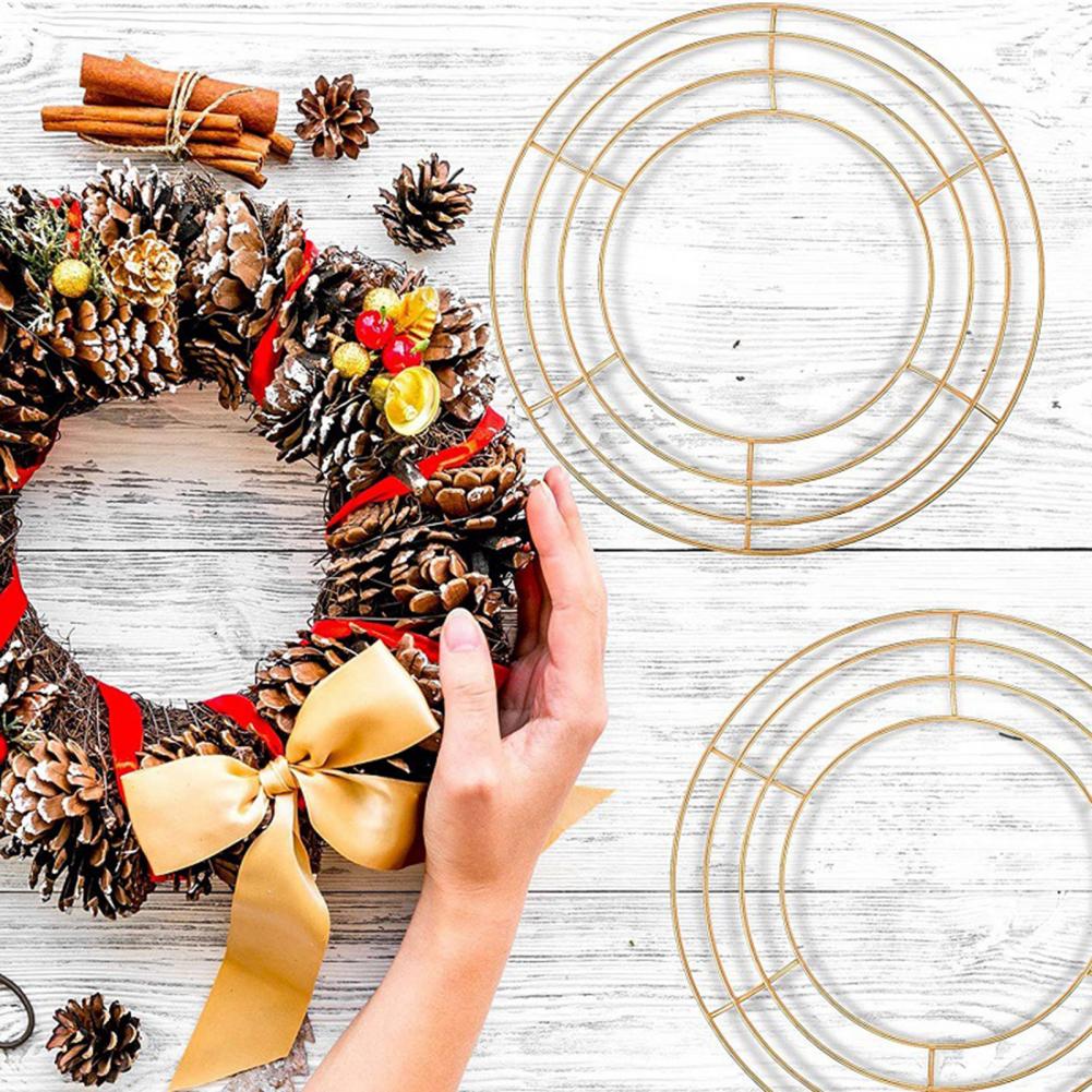 Wreath Form Wire - 20-40 سنتيمتر إكليل الإطار الجدار الشنق