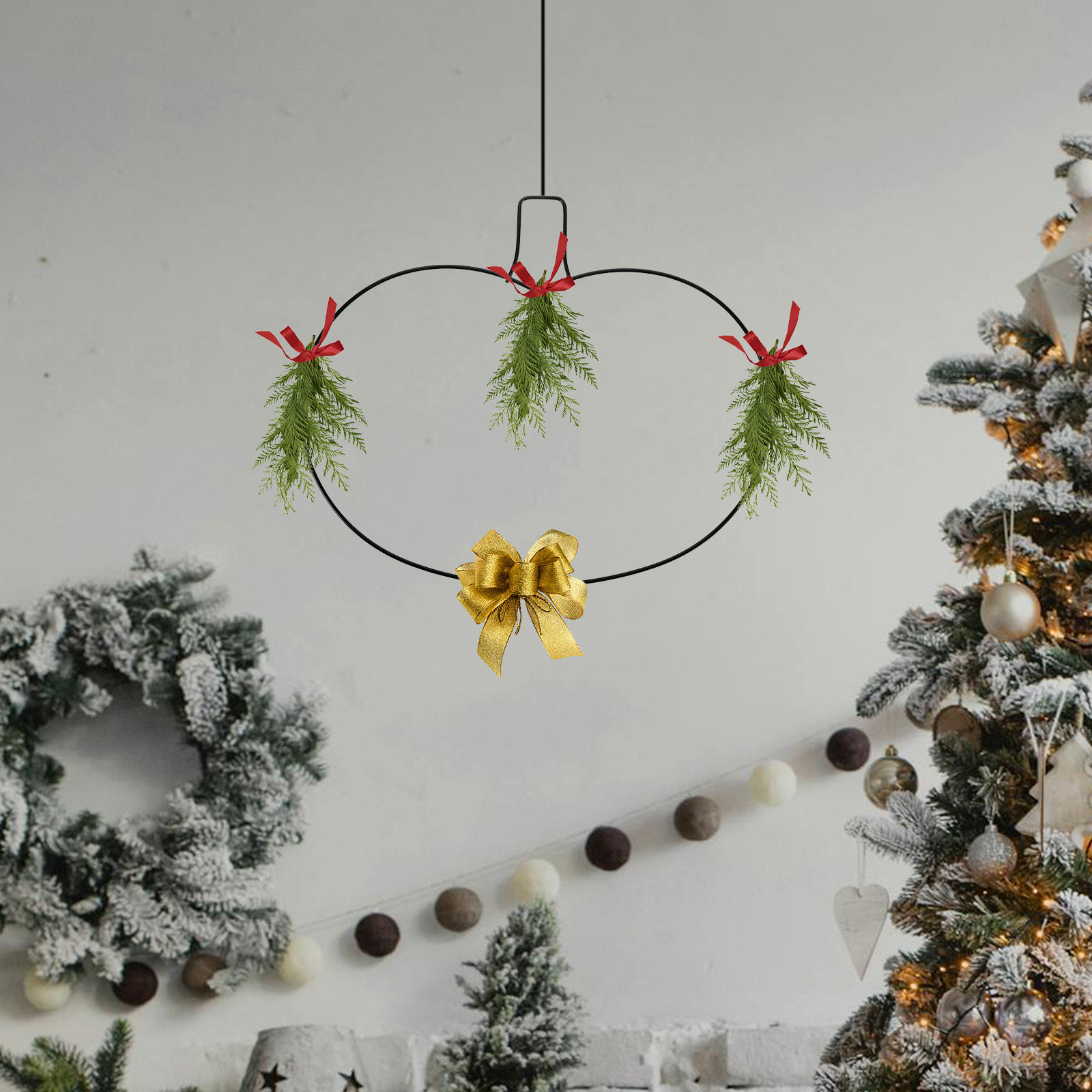 Wreath Form Wire - إطار معدني على شكل يقطين لصنع
