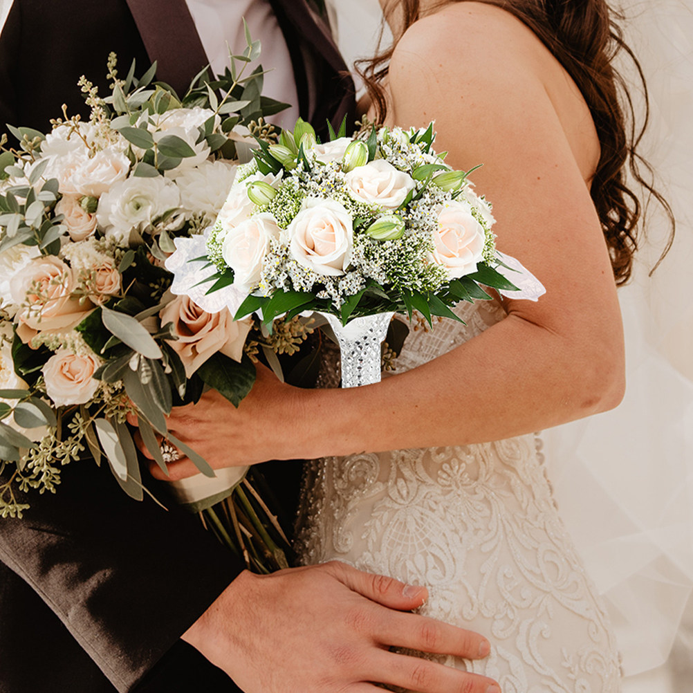 Bouquet Holder Foam - حامل باقة الزفاف من الفوم، مقبض