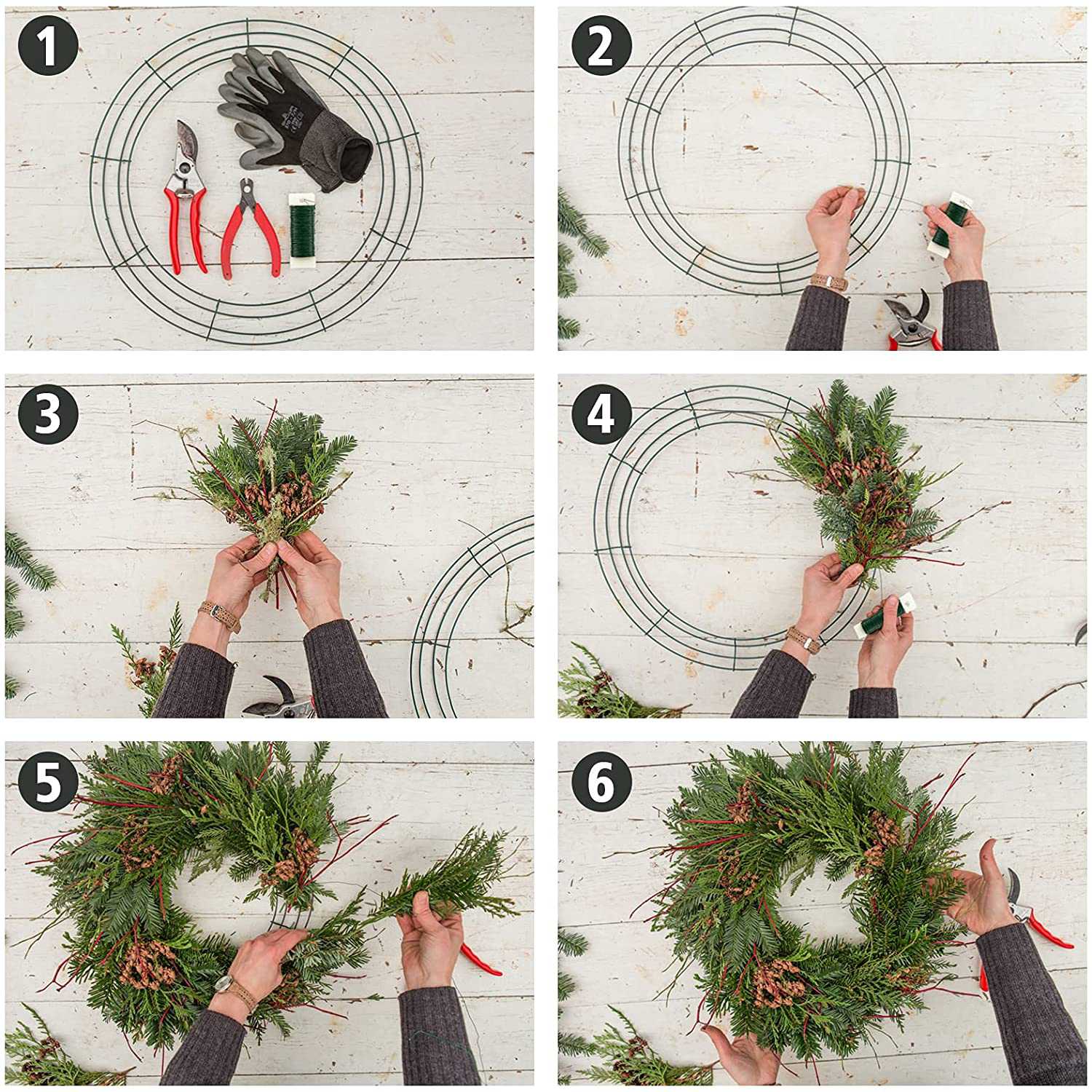 إطار إكليل معدني دائري A25F مق - مراجعة Wreath Form Wire وسعره