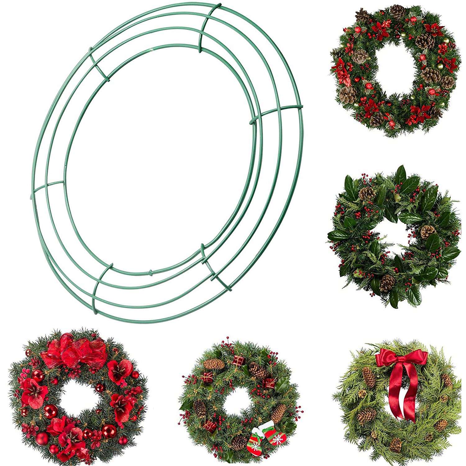 إطار إكليل معدني دائري A25F مق - مراجعة Wreath Form Wire وسعره