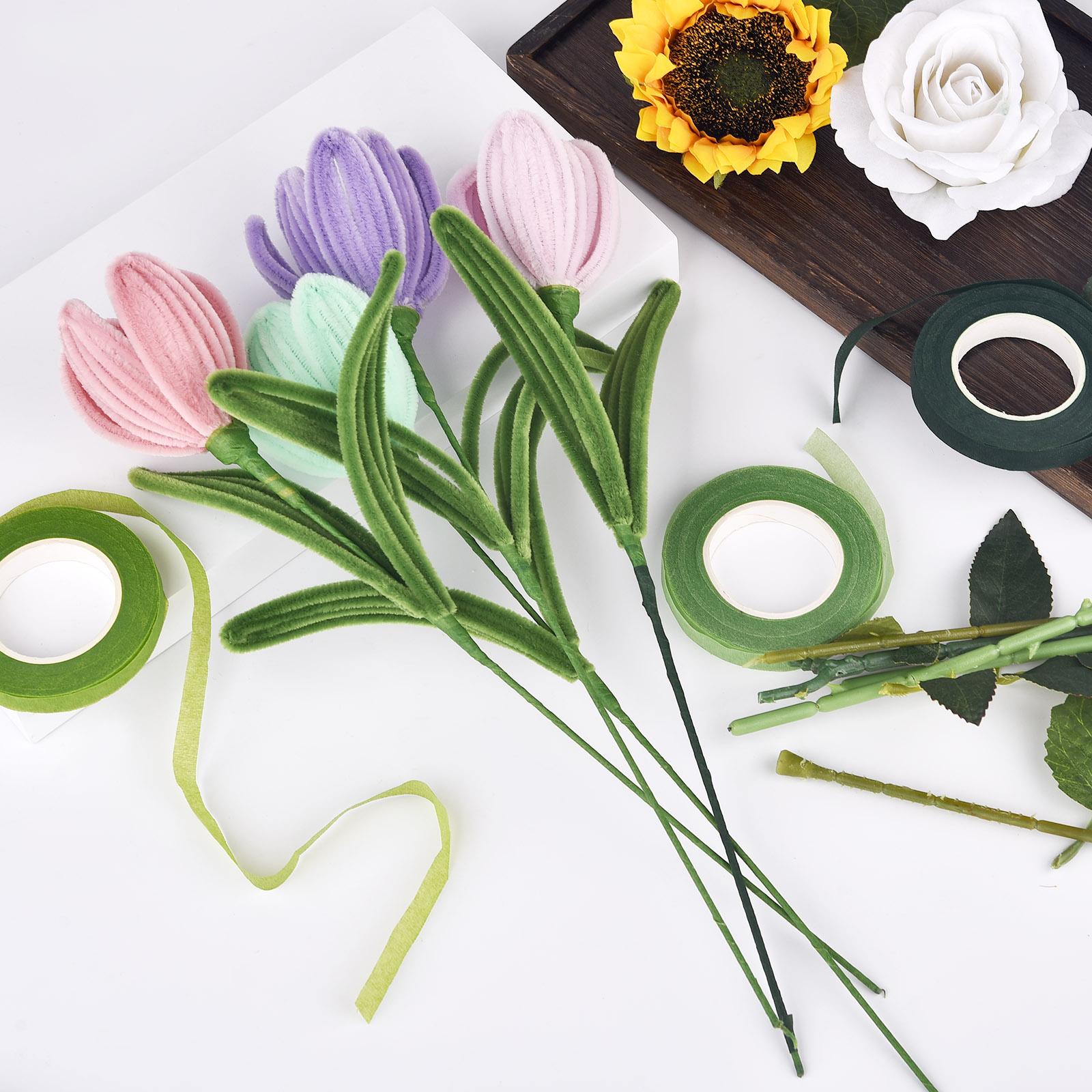 30 ياردة الأزهار الجذعية الشري - مراجعة Anda Florist Supply وسعره