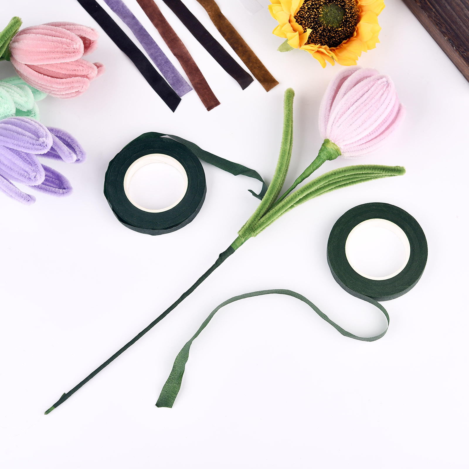 30 ياردة الأزهار الجذعية الشري - مراجعة Anda Florist Supply وسعره