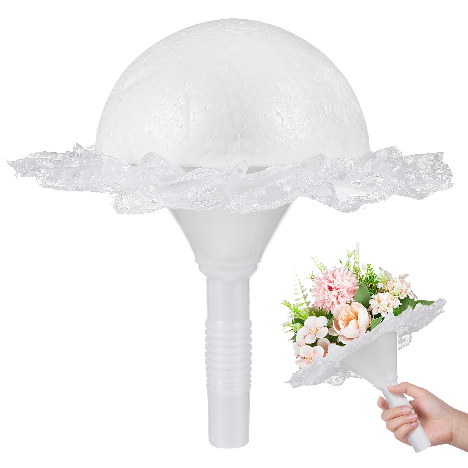 حامل باقة زهور للعروس من الفوم - مراجعة Bouquet Holder Foam وسعره