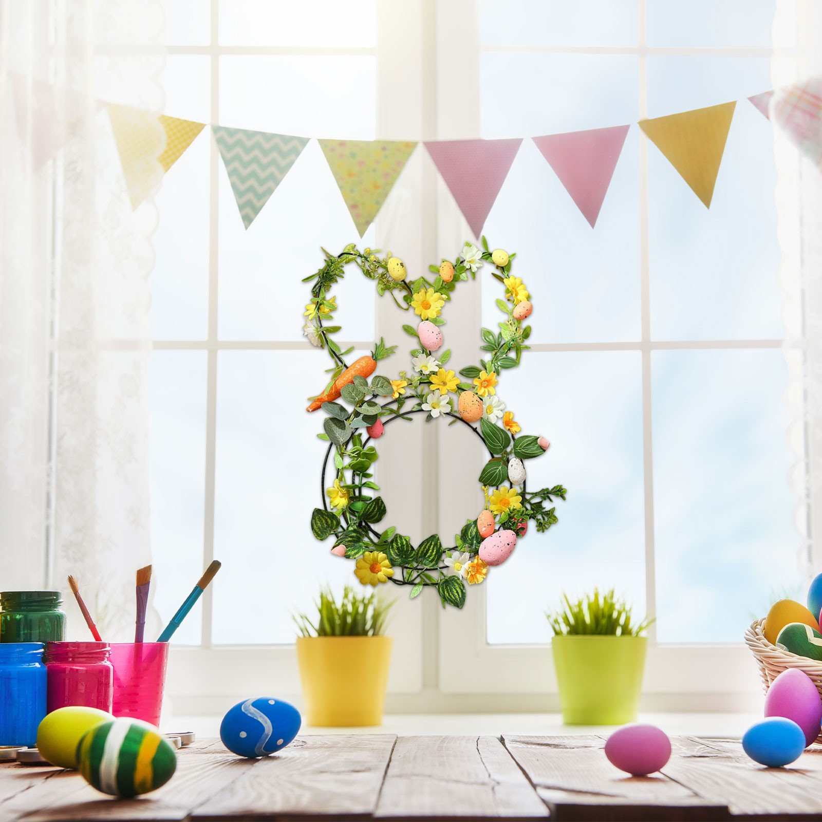 أرنب عيد الفصح على شكل سلك إكل - مراجعة Wreath Form Wire وسعره