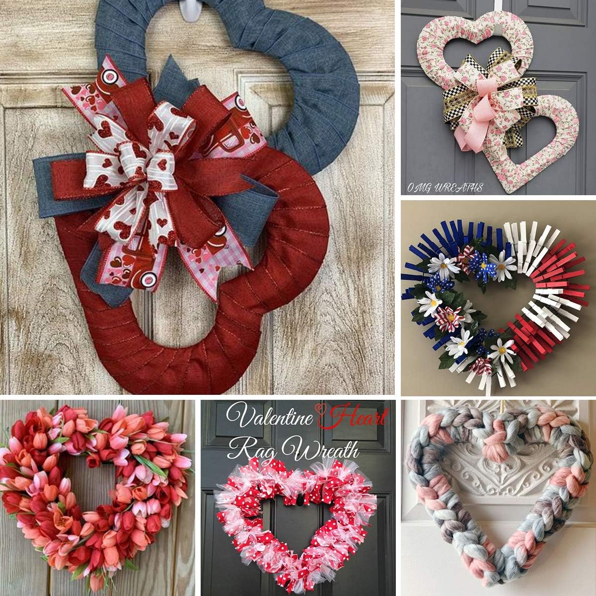 إكليل معدني ممتاز على شكل قلب  - مراجعة Wreath Form Wire وسعره