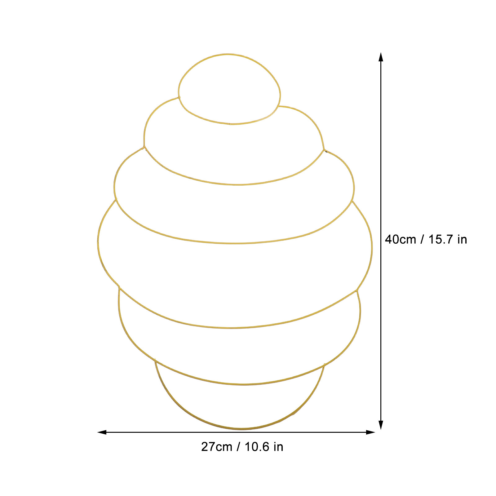 إطار معدني مزخرف على شكل خلية  - مراجعة Wreath Form Wire وسعره