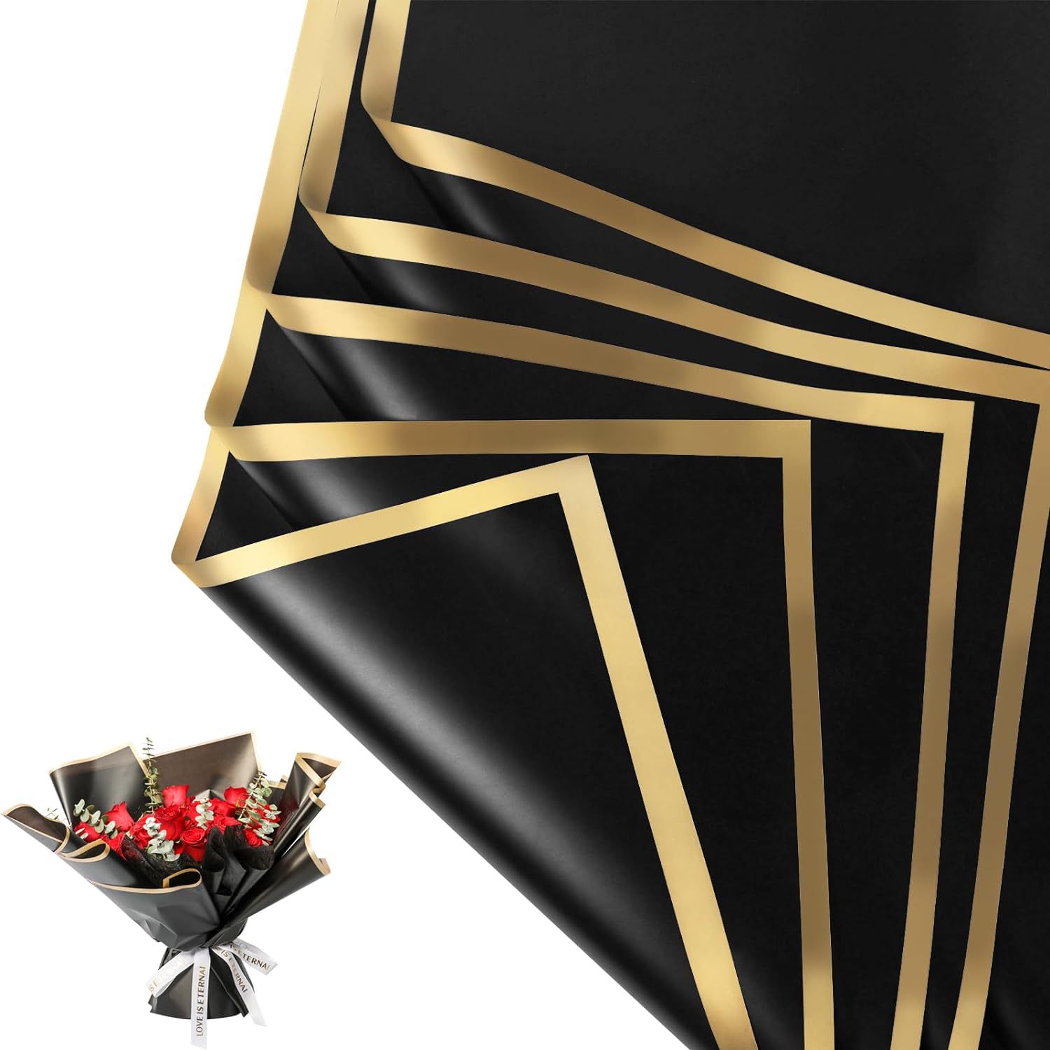 20 ورقة من ورق تغليف الزهور بح - مراجعة Anda Florist Supply وسعره