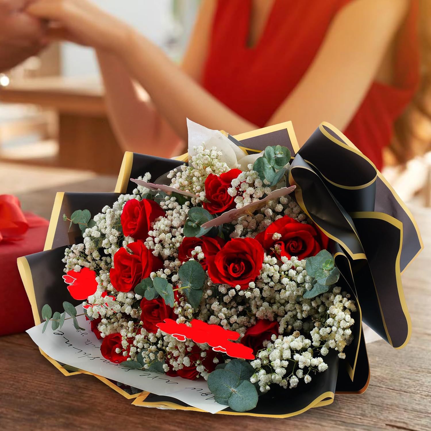 20 ورقة من ورق تغليف الزهور بح - مراجعة Anda Florist Supply وسعره