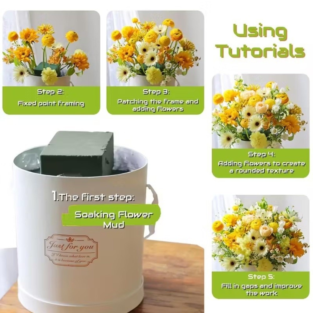 رغوة تشكيل الزهور الخضراء على  - مراجعة Bouquet Holder Foam وسعره
