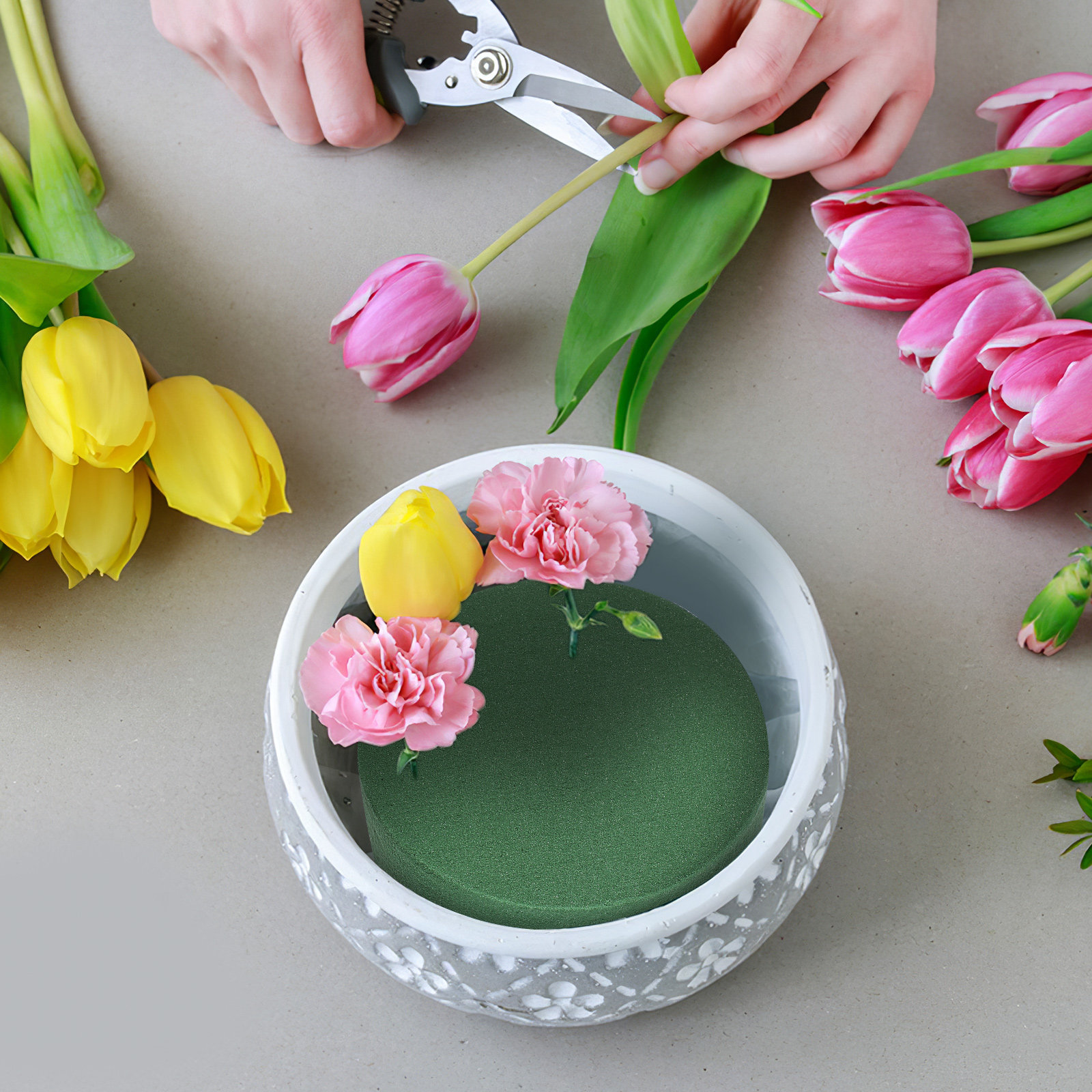 4 قطع من إسفنج الزهور الماص لل - مراجعة Anda Florist Supply وسعره