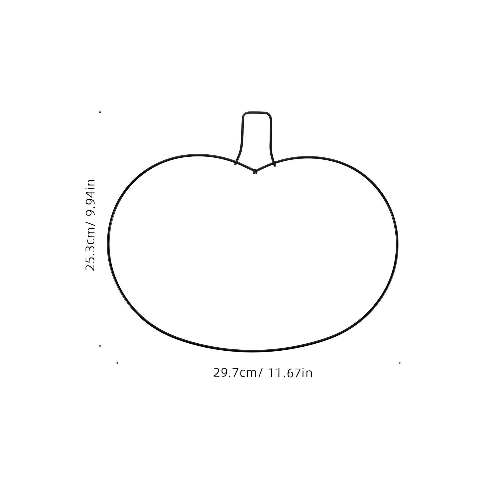 إطار معدني على شكل يقطين لصنع  - مراجعة Wreath Form Wire وسعره