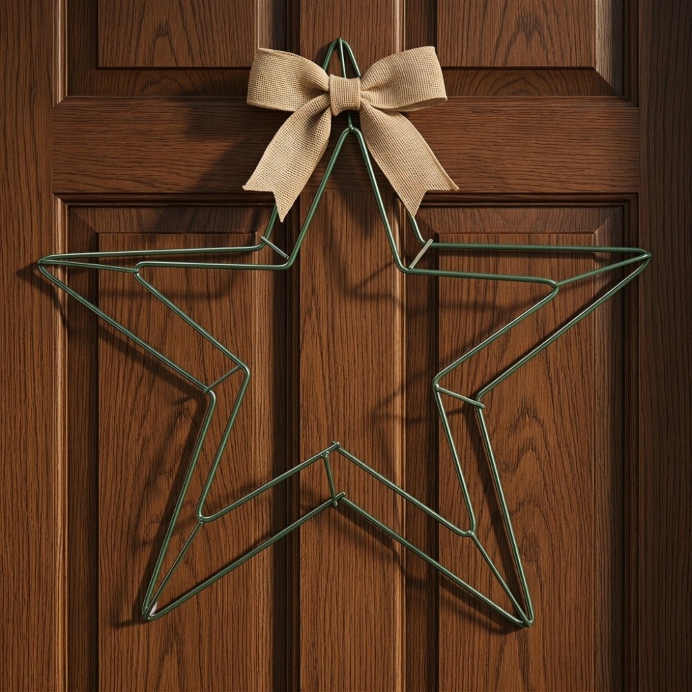 إطار إكليل معدني معلق على شكل  - مراجعة Wreath Form Wire وسعره