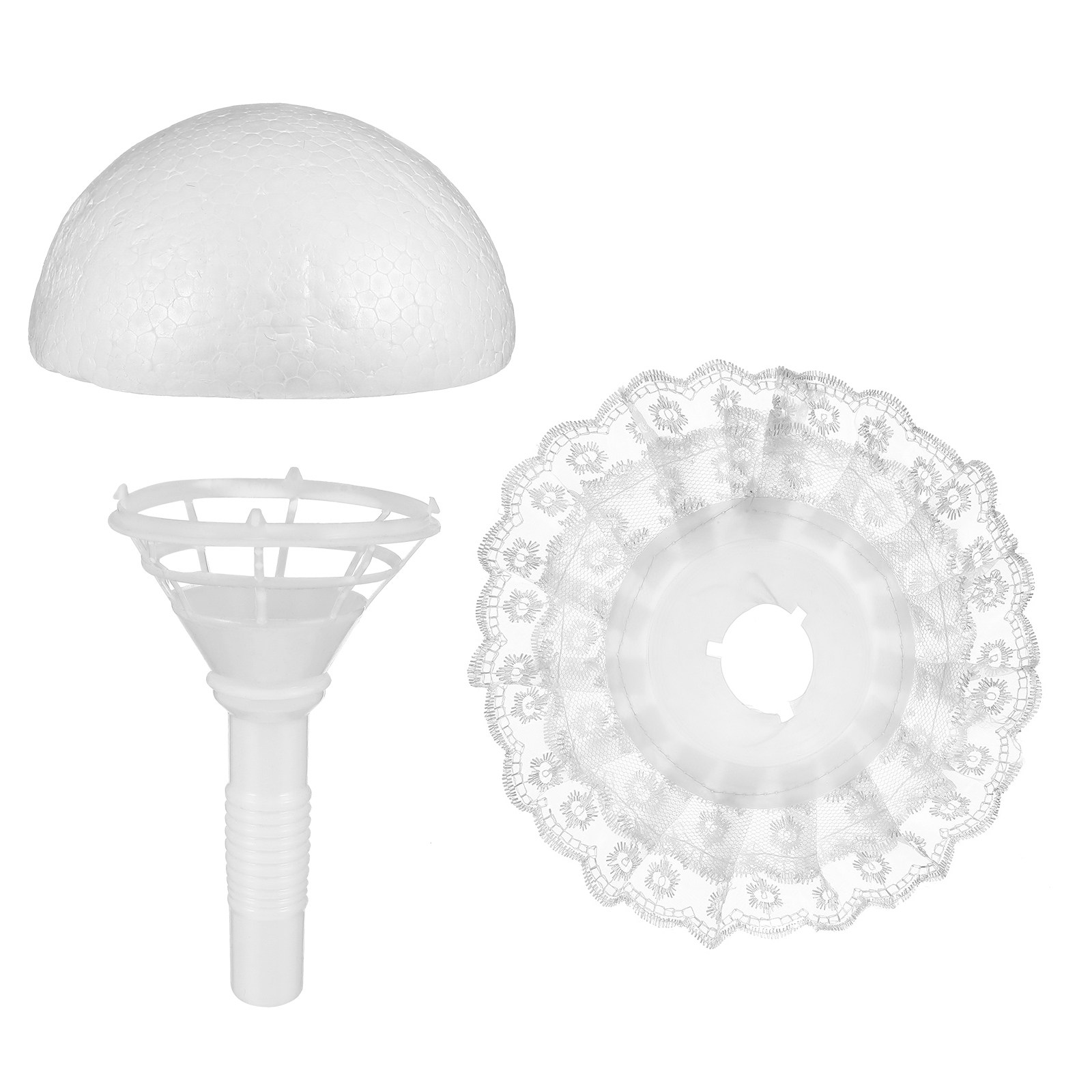 حامل باقة زهور نصف كروي من الف - مراجعة Bouquet Holder Foam وسعره