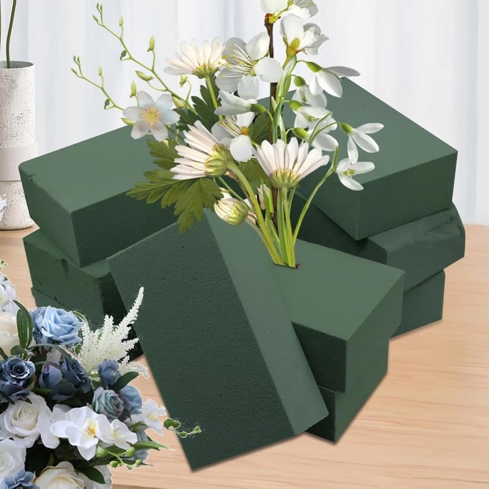 رغوة خضراء لتنسيق الزهور، ماصة - مراجعة Bouquet Holder Foam وسعره